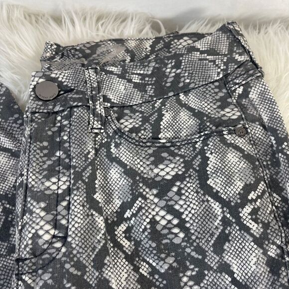 Seven7 NWT Tummyless High Rise Skinny Jeans Neutral Snake Sz 6 - Picture 3 of 10